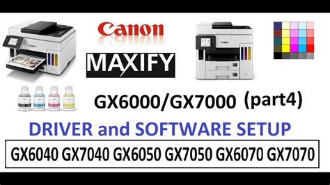 Canon MAXIFY GX6000 Driver Software: A Comprehensive Guide